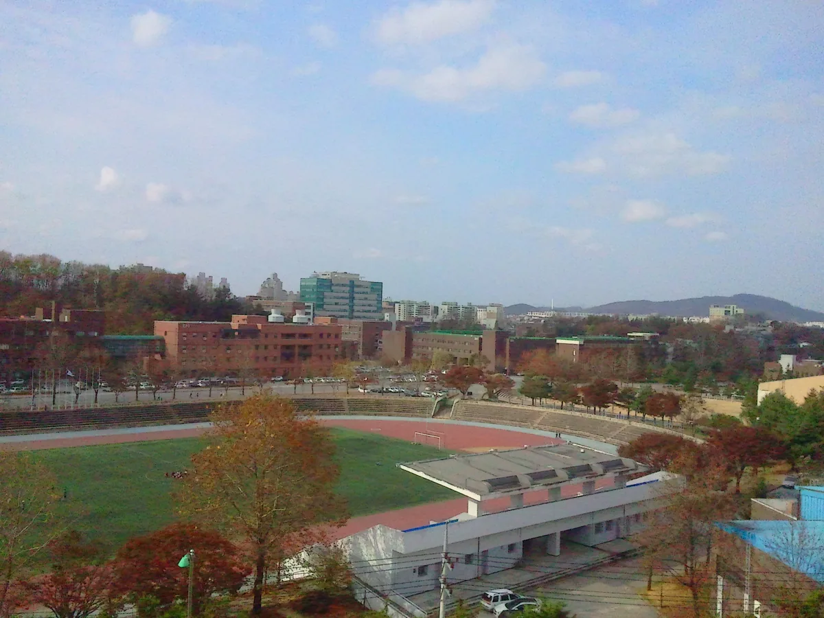 Khuôn viên Đại học Quốc gia Chungbuk tại Cheongju, ảnh tư liệu năm 2011