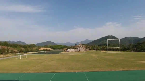 Sân thể thao Đại học Jungwon, ảnh tư liệu năm 2018.